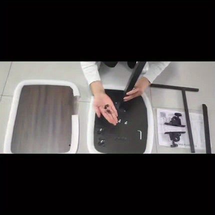 360° Rotating & 180° Flip TV Tray Table with Adjustable Height - Heavy-Duty Iron Construction