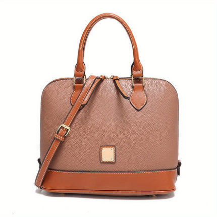 Women's Solid Color Lizard Print Daily Shoulder Crossbody Bag