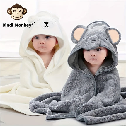 2-Piece Infant Bath Towels: Soft, Absorbent, and Perfect for Christmas or Halloween - Suitable for Ages 0-3