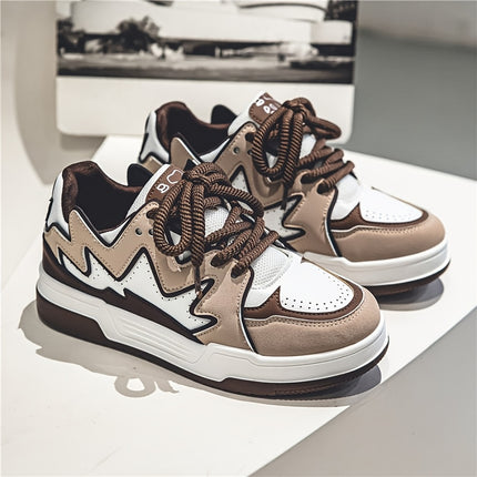 Men's Low-Top Bread Sneakers - All-Season Casual Sports Shoes with  Upper & Rubber Sole