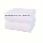 White / Bath towel 2-piece set