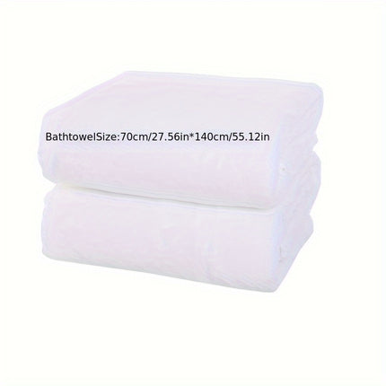 2 Pack Premium Bath Towel Set - Quick Drying - Microfiber Coral Velvet Highly Absorbent Towels