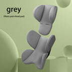 Gray Waist Cushion + Headrest Pad