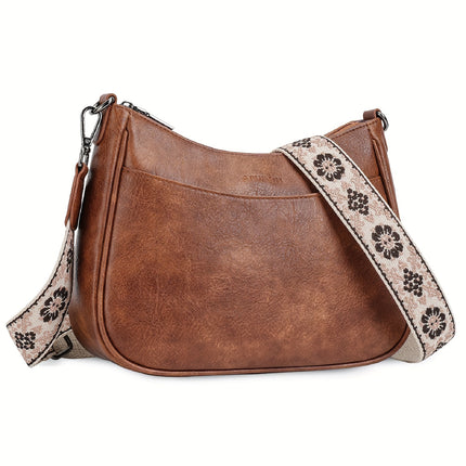 Everyday Shoulder Bag | Adjustable Strap Bag | Secure Zip Closure