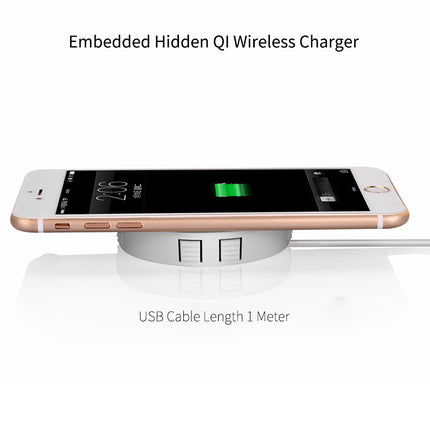 Desktop Wireless Charger Embedded Furniture
