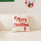 Beige Merry Christmas / 45x45cm
