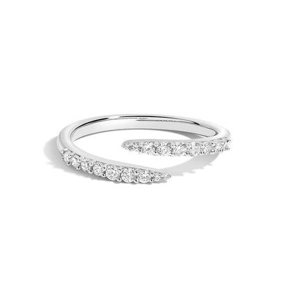 Exquisite Diamond-studded Open Adjustable Ring For Women