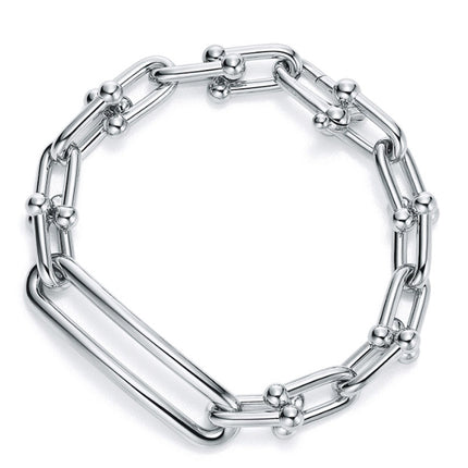 Vacuum Plated Large Chain Hip Hop Necklace