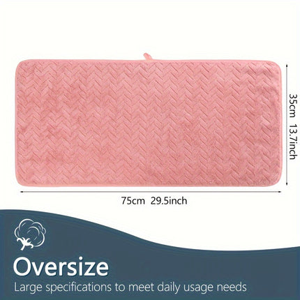 4 Pieces Super Soft Deluxe Towel Set, 35x75 cm Highly Absorbent, Colorfast,
