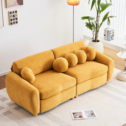 Sofa, Combination Couple Seat Sofa For Bedroom, Home Office And Living Room, Upholstered Sofa