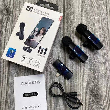 Collar Clip Microphone Outdoor Video Recording Wireless Microphone