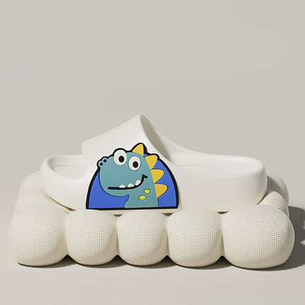 2 pcs  Cute Cartoon Slippers - Beach Casual Open-Toe Sandals, Suitable for Indoor And Outdoor Use