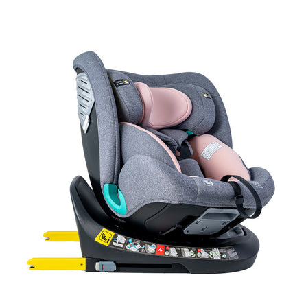 Auto Chair BUF BOOF Isize Pink with Isofix Position 165 Degrees Rotatable 360 Degrees 40-150 Cm