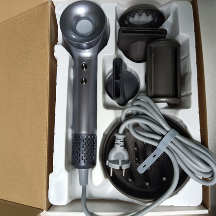 A 5-In-1 Brushless Motor Hair Dryer That Dries Quickly, Features Four Color Temperature Settings,