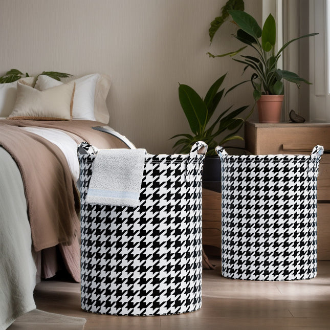 Foldable Laundry Bucket Basket Bathroom Storage