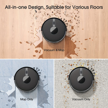 Lubluelu B40 Plus Robot Vacuum And Mop, with 3.0L Self Emptying Station No Cleanup for Up to 70 Days