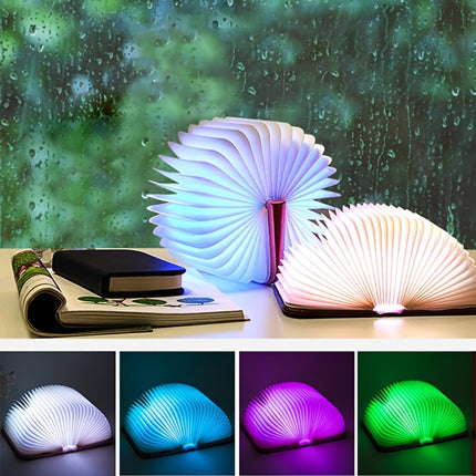 Magnetic Induction Switch Night Light with USB Rechargeable Battery - 3/5 Colors (Pink, Green, Purple, ) - USB-
