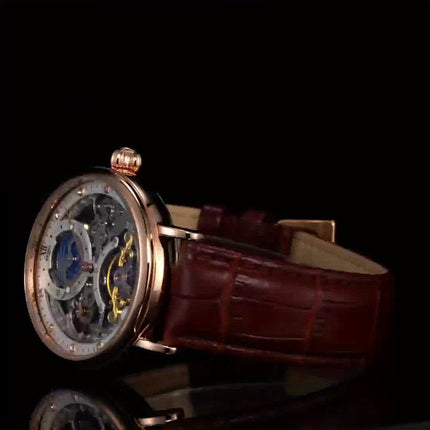 Men'S Watch With Two Time Displays, A Fashionable Timepiece And An Ideal Gift Choice, Without Battery