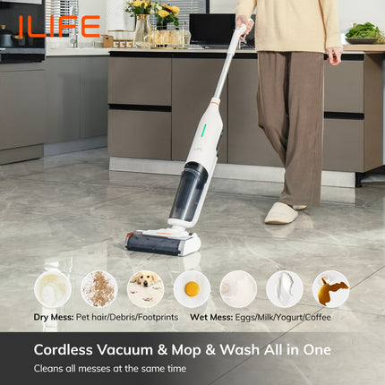 Mop Hardwood Floor Cleaner, Lightweight One-Step Cleaning for Hard Floors and Multi-Surface