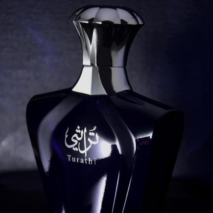 Afnan Turathi Blue Eau de Parfum Fragrance Spray for Men 3 Oz Cologne Citrus Woody Scent