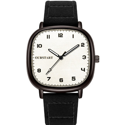 Casual Digital Exam Quartz Suede Belt Student Watch