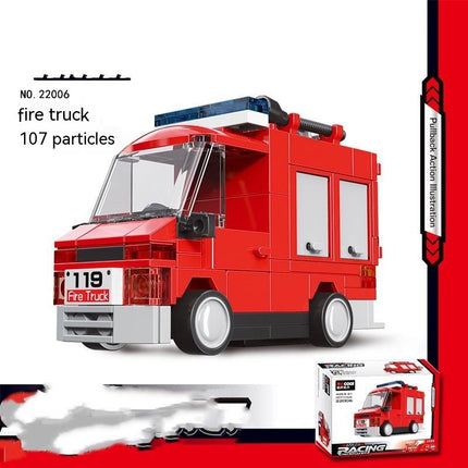 Building Block City Recycling Car Assembly Toy