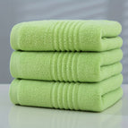 3 Green Face Towel / 40cm*80cm/15.75inch*31.5inch