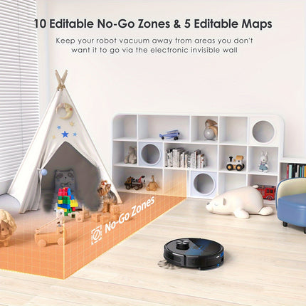 Lubluelu SL60 Plus Robot Vacuum Self Emptying, Hands-free Up to 60 Days, 4000pa Robot Vacuum
