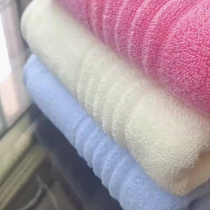3pcs Of Pure Cotton Plain Bathroom Hand Towels, Size 40.01 * 80.01cm, Soft And Thick