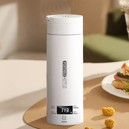 Multi-functional Electric Kettle, 500ml Fast Heating Electric Water Heater, Convenient Travel Camping Coffee Tea