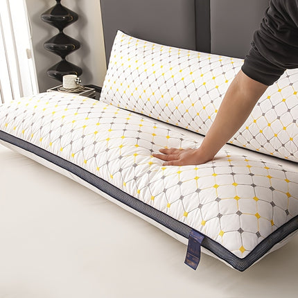 1pc of Premium Soft Extra-long Quilted Pillow Insert, the Best Pillow for Bedding