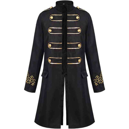 Men's Halloween Embroidered Jacket Stage Clothes