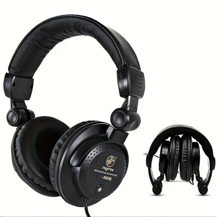Headphones: Foldable Over-Ear Stereo Earphones for Piano