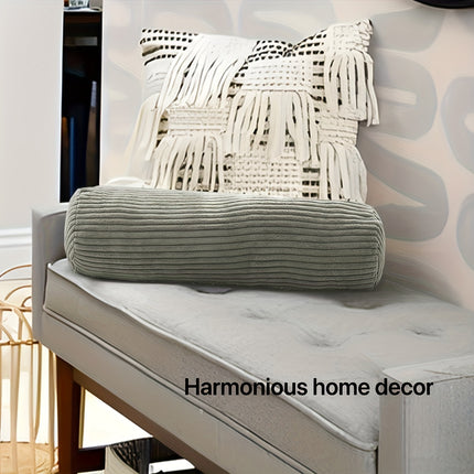 One Piece of Body Pillow with a Coral Fleece Cover, Designed As a Long Round Cervical Roll Pillow.