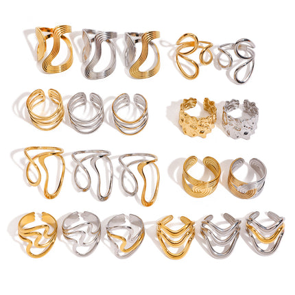 Stainless Steel Ring For Womencolorfast Subtly Luxurious And Exudes A Premium Vibe