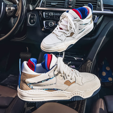 Men'S Casual Low-Top Sneakers - All-Season Comfort, Breathable Fabric Lining, Durable Rubber Sole,