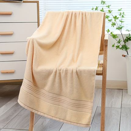 1 Cotton Bath Towel - Soft and Highly Absorbent, Lightweight and Portable, Suitable Travel