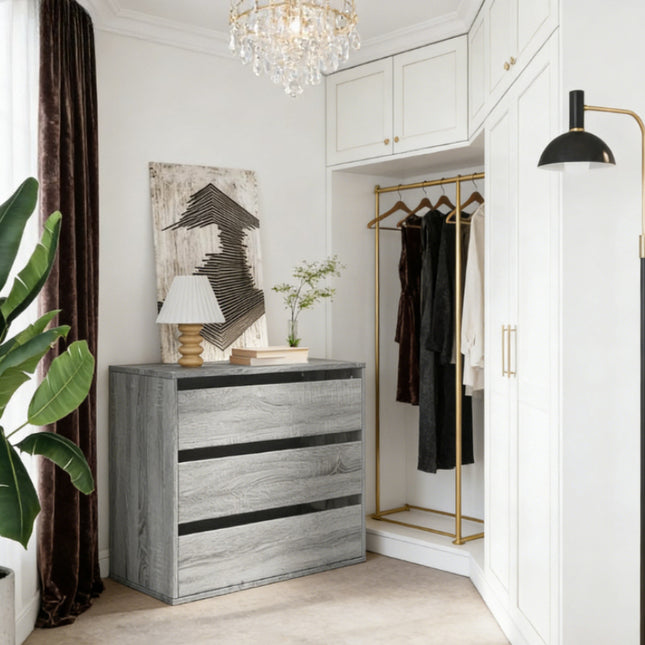 Luxury Countertop Storage Cabinet 80x41x58cm Living Room Bedroom Desk Organizer