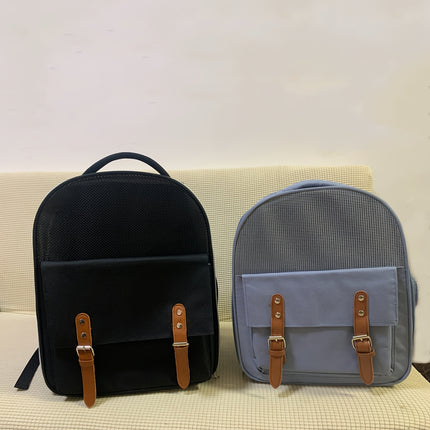 Breathable Cat And Small Dog Backpack Carrier With Large Capacity