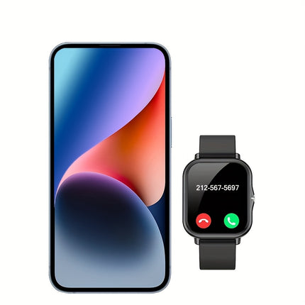 Full Touch Screen Smart Watch for Men & Women, Wireless Bluetooth Calling, 100+ Sports Modes,