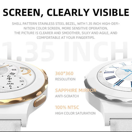 Bluetooth Call Heart Rate Health Sports AI Voice Smart Watch