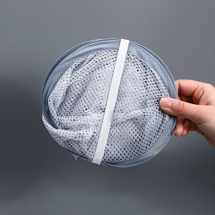 Foldable Laundry Baskets Sub-bathroom With Clothes Hanger Bags Home Wall-mounted