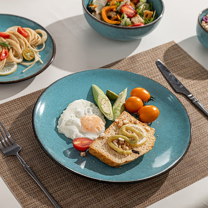 4/16pcs Kiln-Change Ceramic Tableware Set Vintage High-End Light Luxury