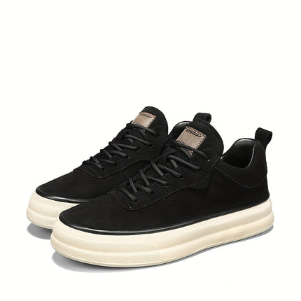 Men'S Low-Top Sneakers - / Brown Lace-Up Shoes, Minimalist Everyday & Formal Shoes for Gym