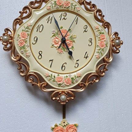 European Stereo Wall Clock Silent Clock