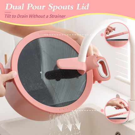 Nonstick Induction Compatible 3 Pot Set, Christmas Gift, Dishwasher Safe