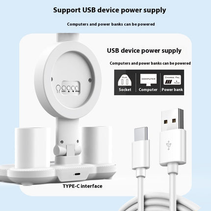 LED Student Rechargeable Plug-in Eye Protection Desk Lamp