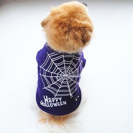 Cotton T Halloween Pumpkin Dog Clothes