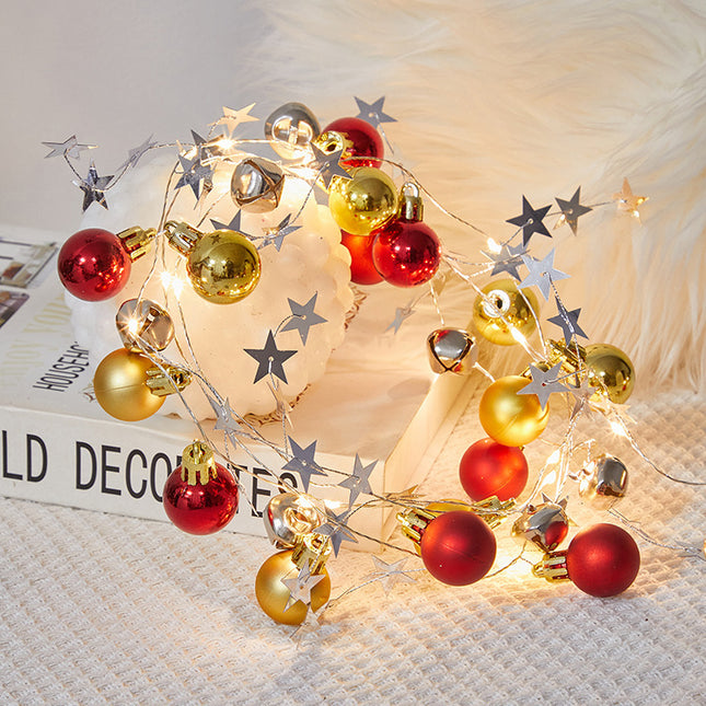 Christmas Lights Led String Lights Christmas Bells Decoration Lanterns
