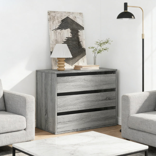 Luxury Countertop Storage Cabinet 80x41x58cm Living Room Bedroom Desk Organizer